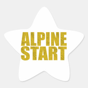 Alpiene start (Topo) Ster Sticker