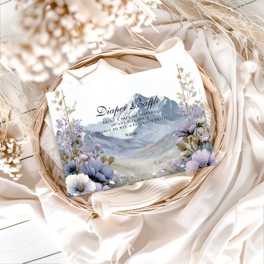 Alpine Bloom Serenity Diapper Raffle  Informatiekaartje