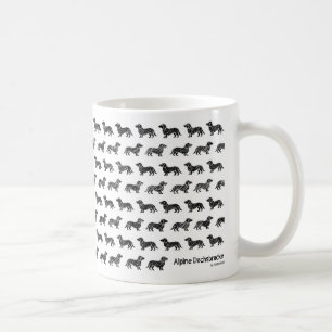 Alpine Dachsbracke Sketch Design Mug
