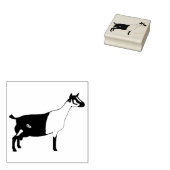 Alpine Dairy Goat Rubberstempel (Gestempeld)