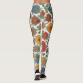 Alpine Fusion: een Beiers patroon Leggings (Achterkant)