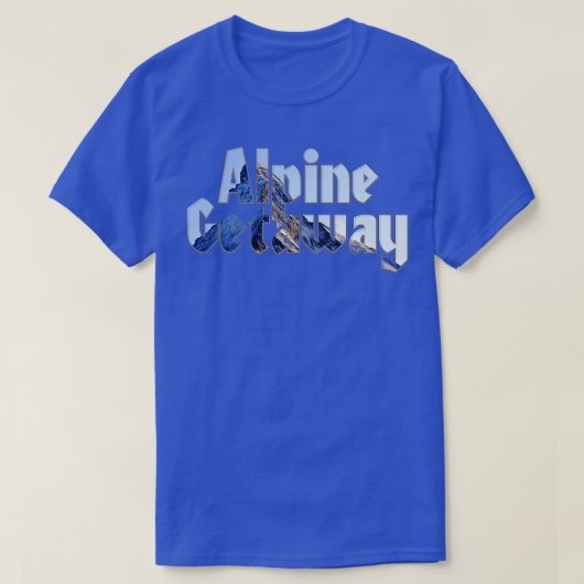 Alpine Getaway T-shirt (Design voorkant)