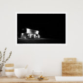 Alpine Inn (b&w) Poster (Keuken)