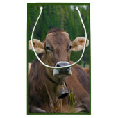 Alpine Koe Gift Bag Klein Cadeauzakje (Achterkant)