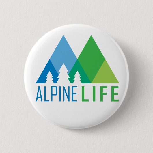 Alpine Life Ronde Button 5,7 Cm (Voorkant)