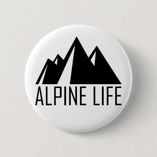 Alpine Life Ronde Button 5,7 Cm (Voorkant)