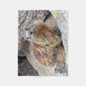 Alpine Marmot Fleece Blanket Deken (Voorkant)
