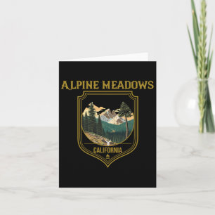 Alpine Meadows Souvenir Kleding - Alpine Meadows H Kaart