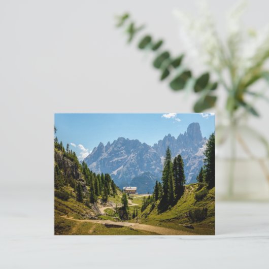 Alpine Mountains, scenic landscape, Briefkaart (Staand voorkant)