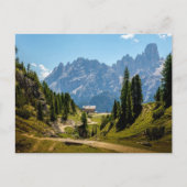 Alpine Mountains, scenic landscape, Briefkaart (Voorkant)