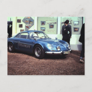 Alpine Renault at Le Mans 1968 Briefkaart