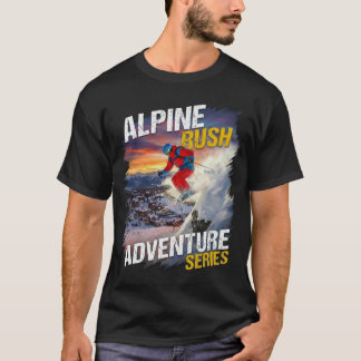 Alpine Rush – Extreme Ski Avontuur Berg T-shirt