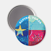 ALPINE, TX Magnet Magneet (Voorkant / Achterkant)