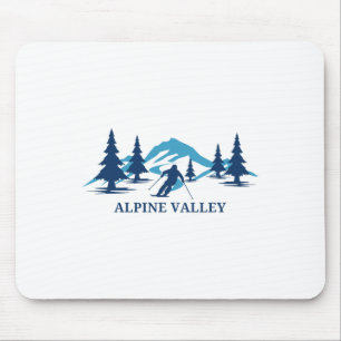 Alpine Valley Wisconsin Skigebied Skiën Skiloper Muismat
