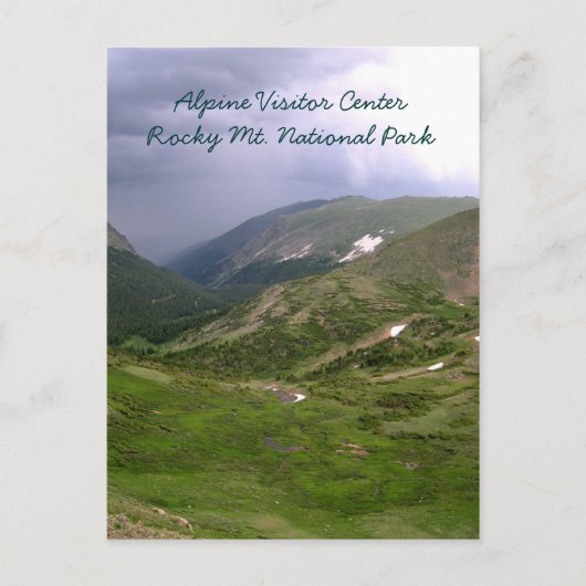 Alpine Visitor Center Briefkaart (Voorkant)