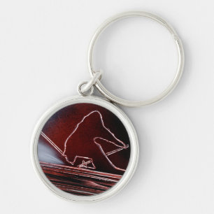 alpineskiën Sleutelhanger