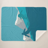 Alpineskiërs Alpineskiën Sherpa Deken (Voorkant (horizontaal))