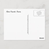 Alpinia Purpurata, Mexico Briefkaart (Achterkant)