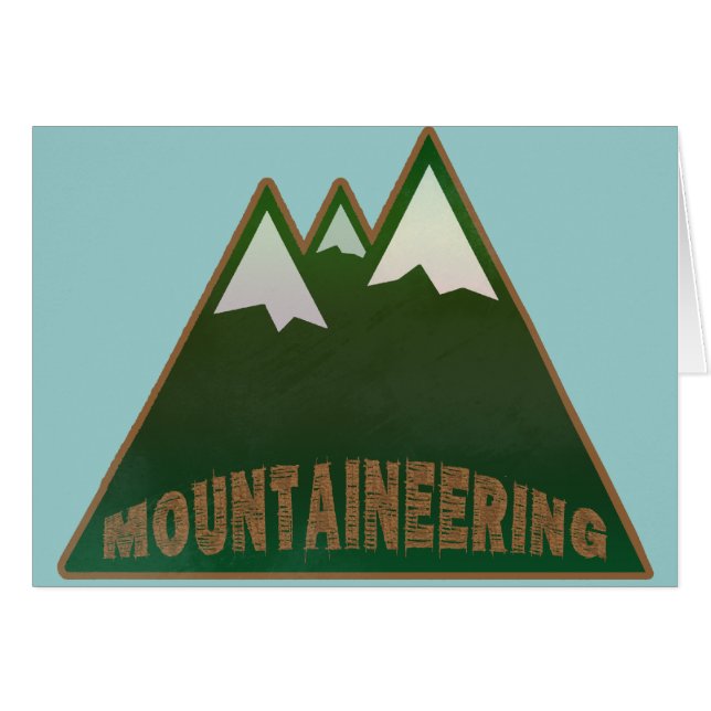 alpinistes, style montagnard (Devant horizontal)