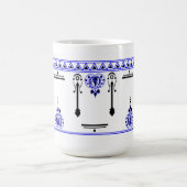 Alpona Design Blauw Magische Mok (Midden)