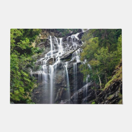 Alps Mountain Top Waterfall Deurmat (Voorkant)