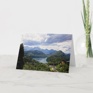 Alpsee meer, Beieren, Duitsland Kaart