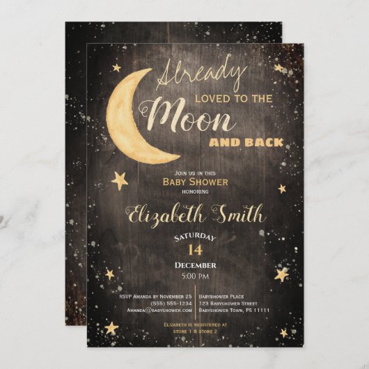 Already loved gender neutral babyshower kaart (Voorkant / Achterkant)