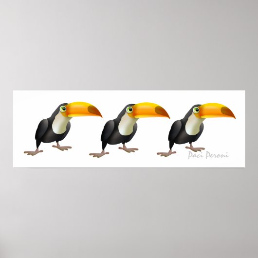 Als 2 Toucan, 3 Toucan ook - SRF Poster (Voorkant)