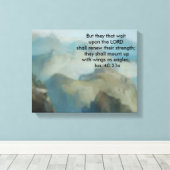 Als adelaars zweven omwikkeld canvas (Insitu (Houten vloer))