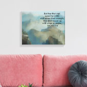 Als adelaars zweven omwikkeld canvas afdruk (Insitu (Woonkamer))