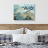 Als adelaars zweven omwikkeld canvas afdruk (Insitu (Slaapkamer))