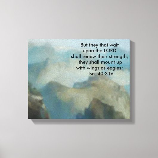 Als adelaars zweven omwikkeld canvas afdruk (Voorkant)