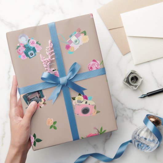 als Afbeelding camera's Cadeaupapier (Geschenken)