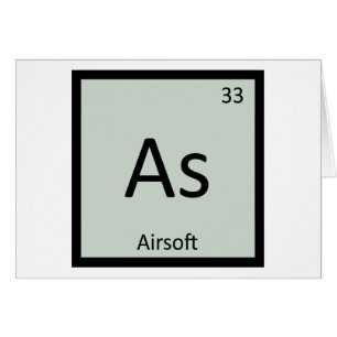 Als - Airsoft Sport Chemie Periodiek Systeem