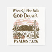 Als al het andere faalt, doet God dat niet Servet (Voorkant)