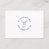 Als al het andere faalt visitekaartje (Voorkant)