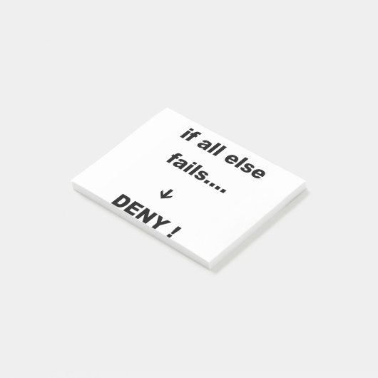 als alles anders faalt post-it® notes (Schuin)