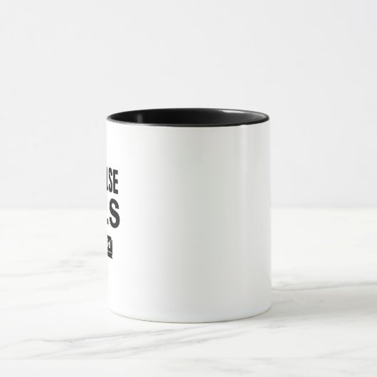 Als alles faalt Ctrl Alt del Mok, Funny Coffee Mok (Midden)