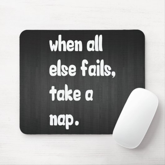 Als alles mislukt, neem dan een nap muismat (Met muis)