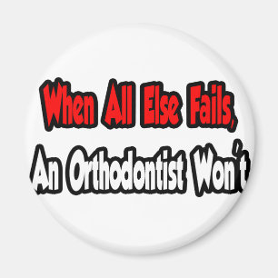Als alles mislukt, zal een orthodontist het niet d magneet