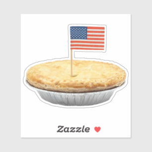 Als Amerikaans als Apple Pie Sticker