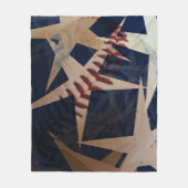 Als Amerikaans als..... Fleece Deken (Voorkant)