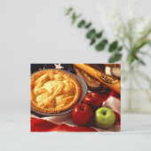 Als Amerikaanse appeltaart! Briefkaart (Staand voorkant)