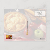Als Amerikaanse appeltaart! Briefkaart (Achterkant)