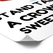 Als ananas draag poster (Hoek)