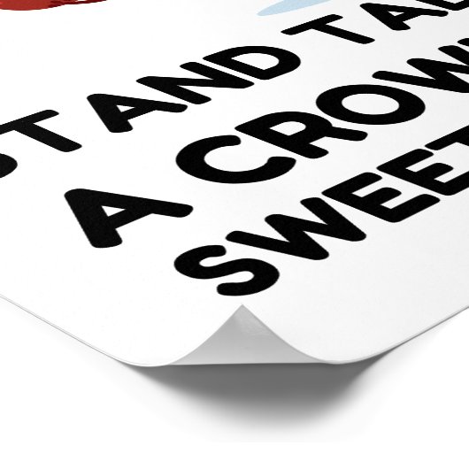 Als ananas draag poster (Hoek)