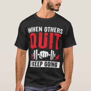 „Als Anderen Stoppen, Ga Ik Door” Motiverend T-shirt