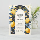 Als Arch Food Fun Fruit Limoen Citroen Bruiloft Kaart (Staand voorkant)