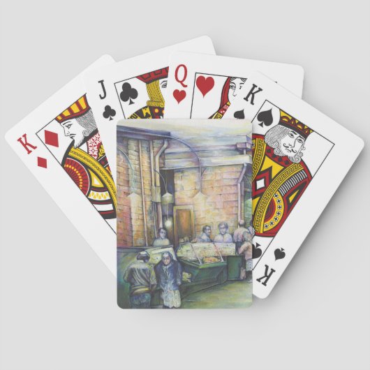 Als Art zich ontkent, dan zal Grace het overdragen Pokerkaarten (Achterkant)