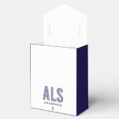 ALS Awareness Blue Ribbon Bedankdoosjes (Geopend)